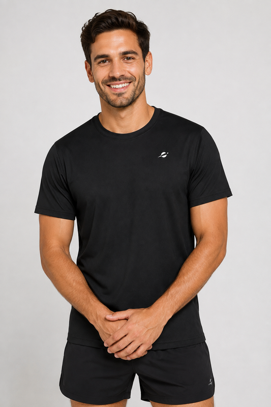 Hardloopshirt Heren – Zwart