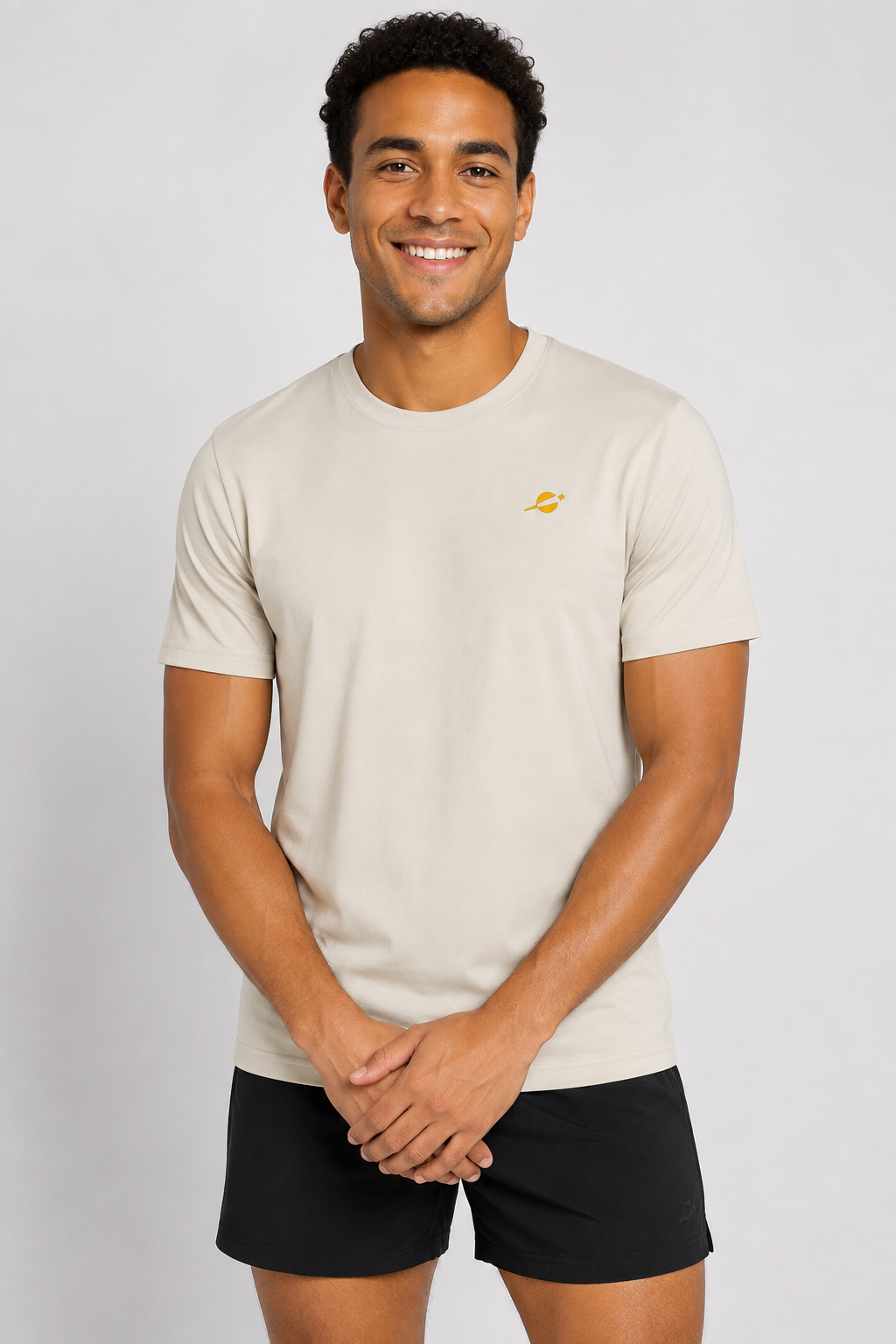 Hardloopshirt Heren – Crème