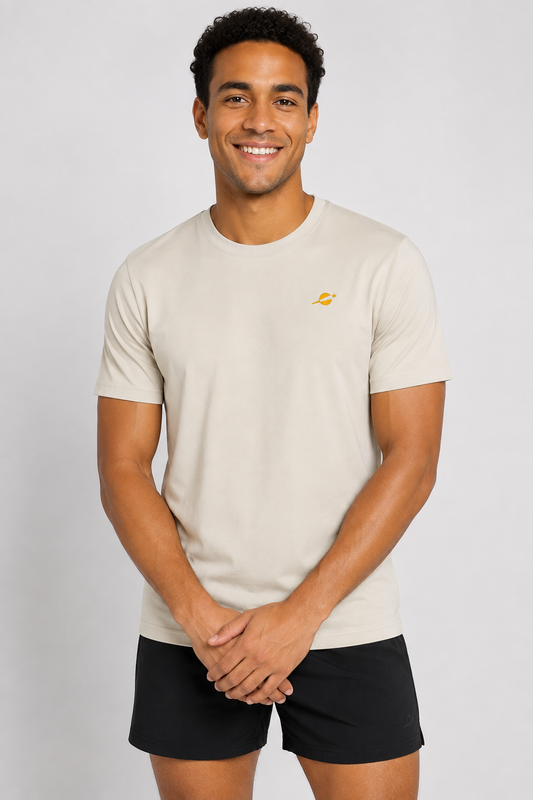 Hardloopshirt Heren – Crème